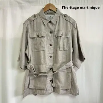 I'heritage 마르티니크 린넨 사파리 자켓