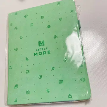 LITTLE MORE 도트 플래너 그린 메모장 수첩형
