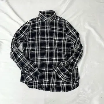 Armani Exchange 체크 무늬 긴팔 셔츠 L