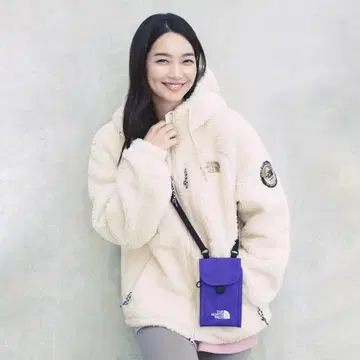 노스페이스 플레이 그린 플리스 후드티
