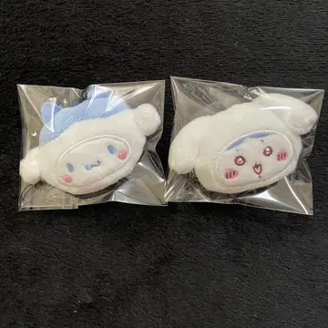 치이카와 산리오 시크릿 헤어 클립 하치와레 시나몬