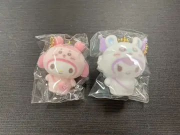 산리오 치이카와 (먼작귀) 시크릿 플로키 마스코트 참 쿠로미 마이멜로디