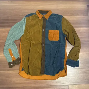 BEAMS 코듀로이 버튼 다운 셔츠 M