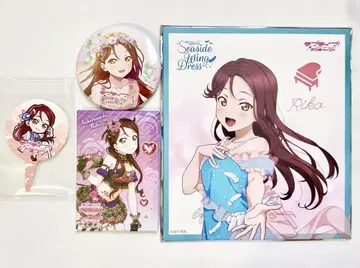 러브 라이브 선샤인 aqours 사쿠라나이 리코 캔뱃지 색지 세트