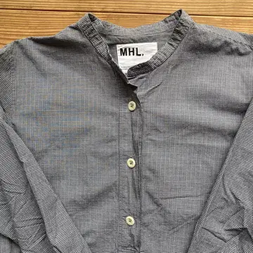 MHL. 체크 무늬 긴팔 셔츠 II