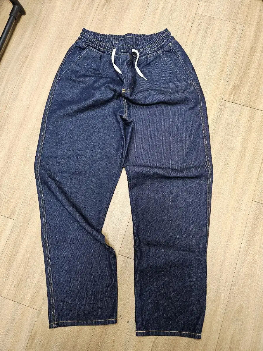 Toffee Banding Jeans Indigo 2XL