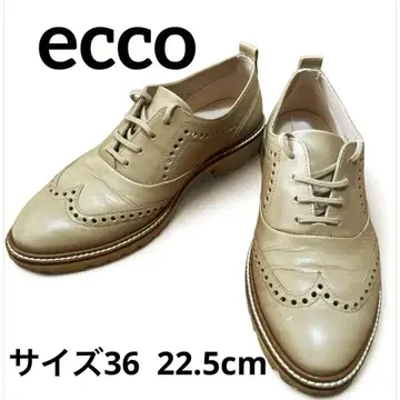ECCO 윙팁 헌팅 가죽 신발 36 22.5cm