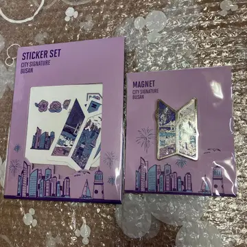 Yet to Come in BUSAN 스티커 세트와 마그넷 BTS