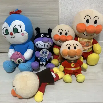 호빵맨 봉제 인형 세트