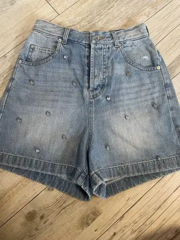 뮤베르 데님 하프 팬츠 숏팬츠 숏 팬츠 스톤