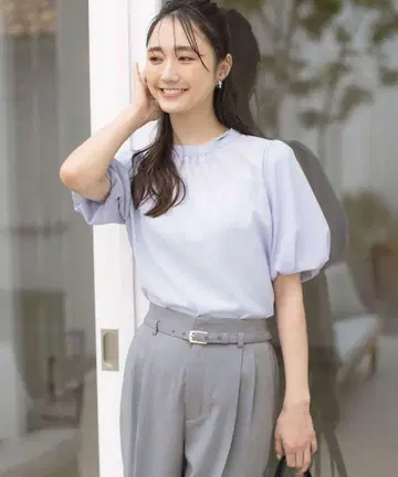 시어 스트라이프 블라우스 anysis