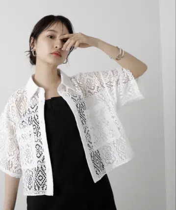 레이스 셔츠 내추럴 뷰티 베이직