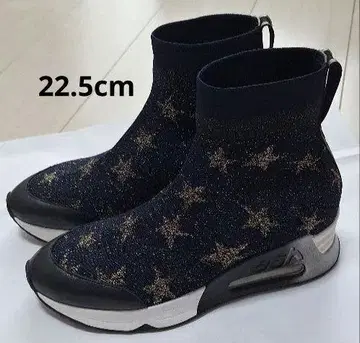 ASH 별 패턴 니트 라메 스니커즈 22.5cm