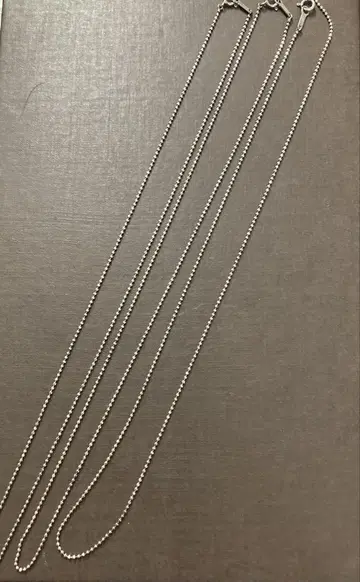 SILVER925 체인 45cm 3개 세트