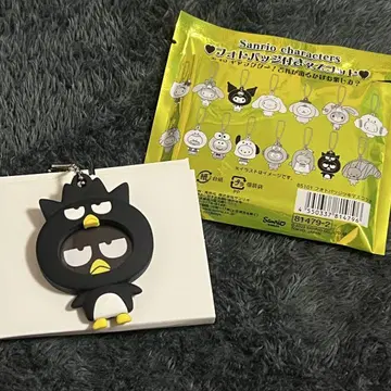 사진 배지가 있는 마스코트 옷 갈아입히기 프레임 배지 바츠마루 산리오