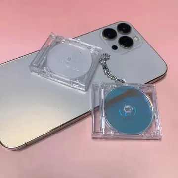 미니어처 CD 케이스 키링 4개 세트