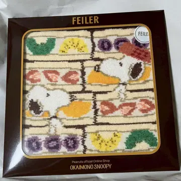 FEILER 스누피 손수건 후르츠 샌드