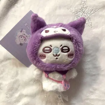 산리오 치이카와 (먼작귀) 모몽가 쿠로미 마스코트 홀더