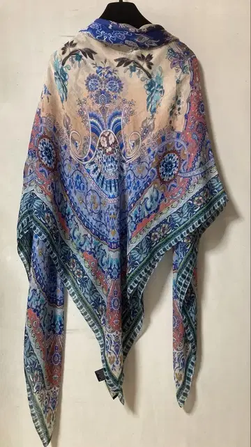 ETRO 실크 페이즐리 무늬 스톨