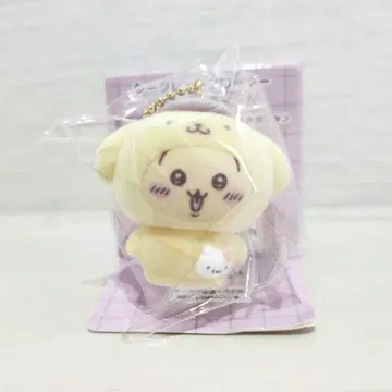 치이카와 산리오 시크릿 플로키 마스코트 참 토끼 폼폼