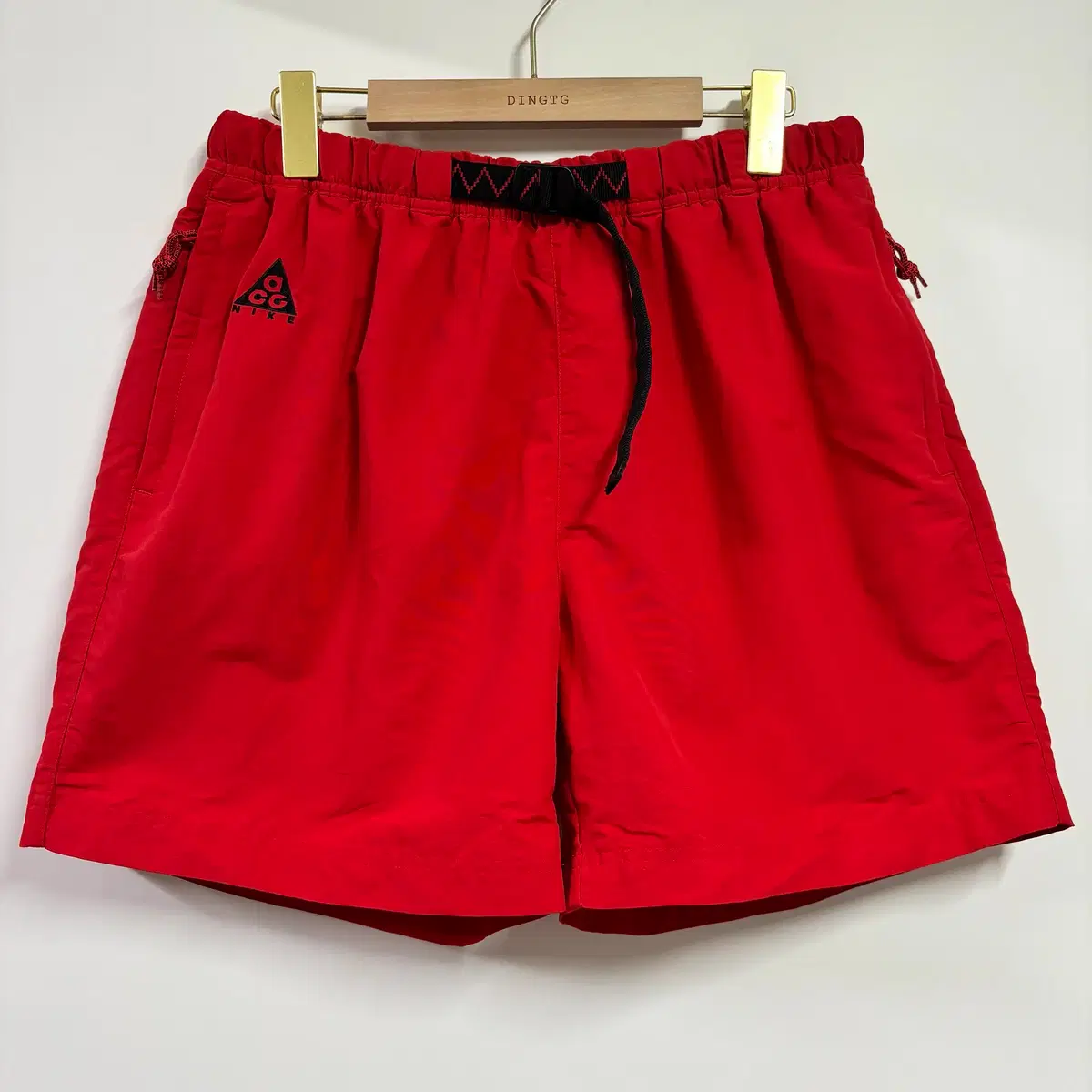 Overseas M] Nike ACG Woven Shorts University Red #남자반바지레드