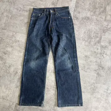 BISN 스트레이트 데님 다크 네이비