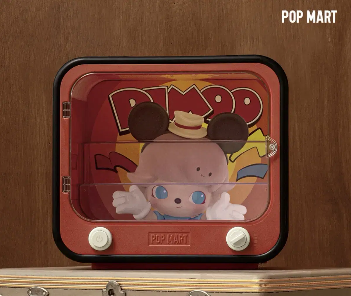 POP MART Dimoo World x Disney Series TV Luminous Display Container