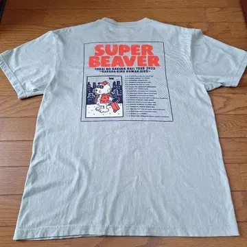 SUPER BEAVER 티셔츠 L 사이즈