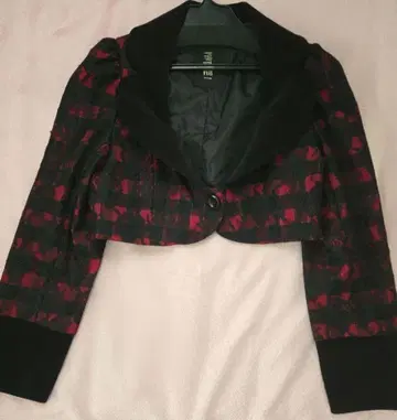 BPN 블랙 피스 나우 체크 숏 자켓