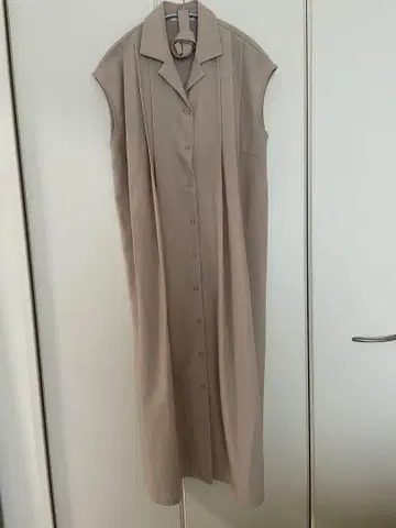 Andemiu 프렌치 슬리브 셔츠 원피스