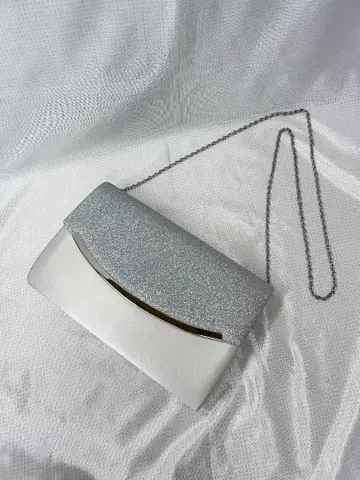 실버 글리터 파티 백