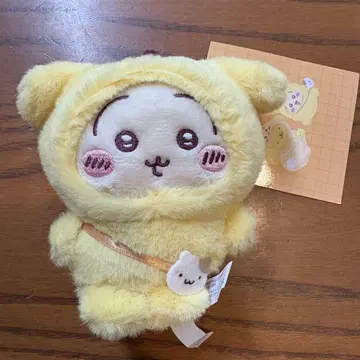 치이카와 산리오 폼폼푸딩 마스코트 홀더 토끼