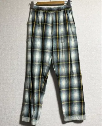 PHINGERIN NIGHT PANTS 옴브레 체크 이지 팬츠