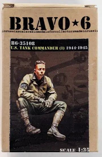 브라보6 1/35 미국 탱크 지휘관(1) 1944-1945 B635108