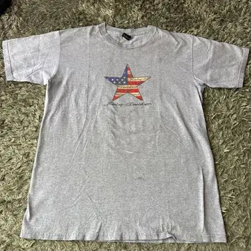 00s USA제 Harley Davidson 티셔츠 XL 그레이 스타