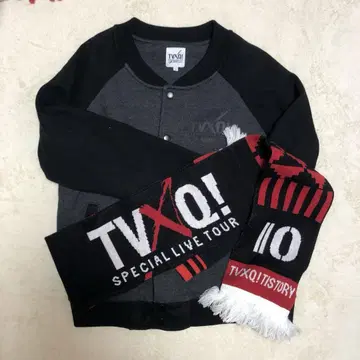 동방신기 T1ST0RY 블루종과 머플러 세트
