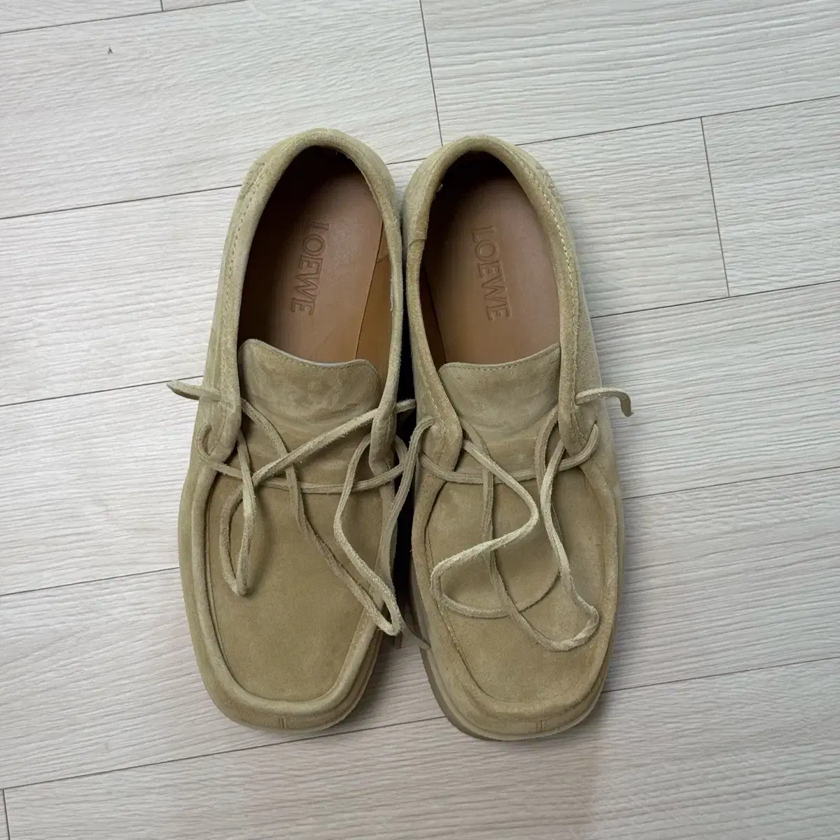[41] Loewe Wedge Lace-up Shoes