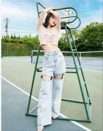 Darich 컷 아웃 데님 팬츠 M
