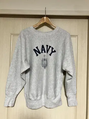고품질] 챔피언 리버스 위브 90s USA제 NAVY 자수 택 M