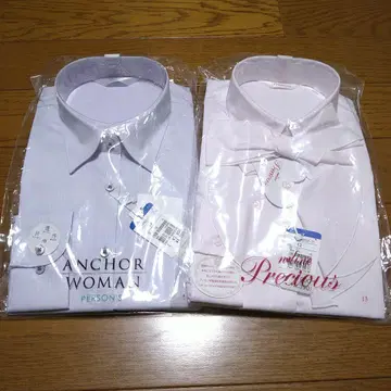 ANCHOR WOMAN 13호 옅은 퍼플 보타이 블라우스 핑크