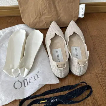 Offen 플랫슈즈 화이트