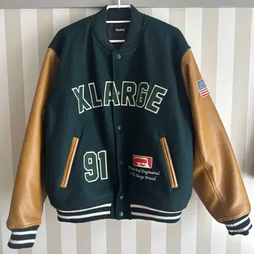 XLARGE OG 로고 바시티 재킷