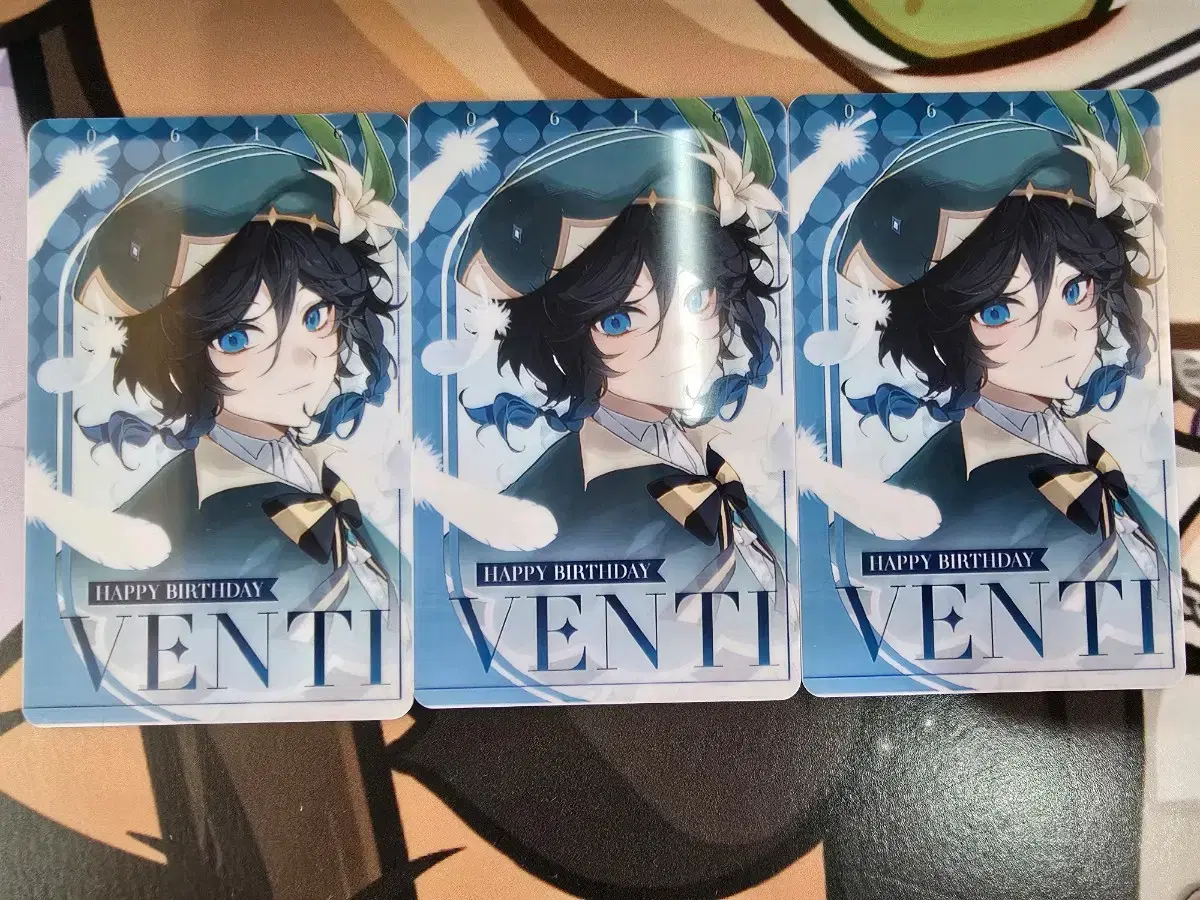 Genshin Impact Cafe Venti Birthday poca