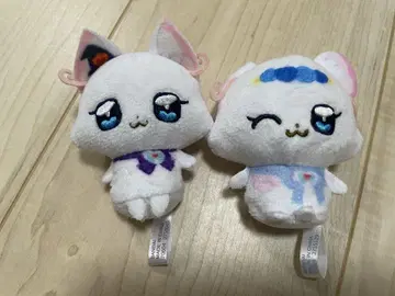 완다후루 프리큐어! 고양이 저택 유키 봉제 인형 2개 세트