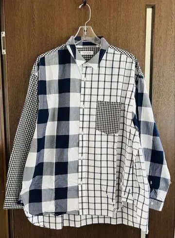 FREAK'S STORE 체크 무늬 긴팔 셔츠 L 사이즈