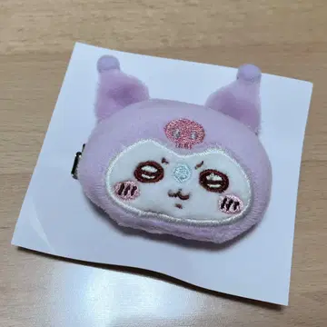 치이카와 산리오 시크릿 헤어 클립 모몽가 쿠로미짱