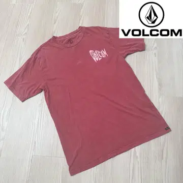 VOLCOM 버건디 티셔츠