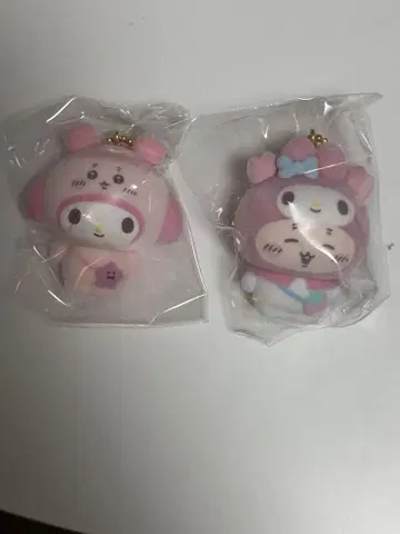 치이카와 (먼작귀) 산리오 플로키 마스코트 헌책방 마이멜로디 세트