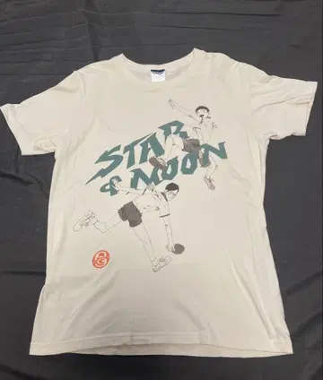 핑퐁 pingpong STAR&MOON 티셔츠 M 크림색 마츠모토 타이요