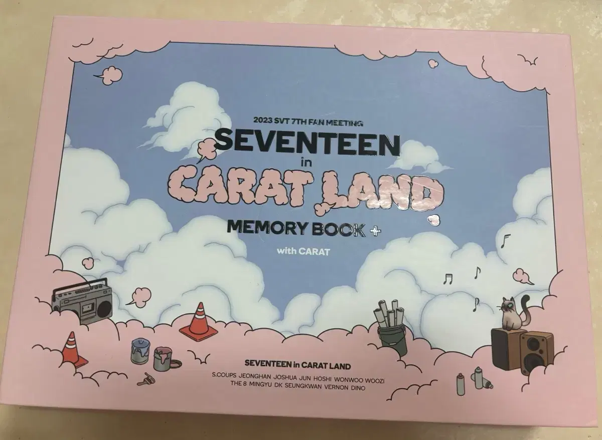 세븐틴 캐럿랜드 2023 캐랜 메모리북